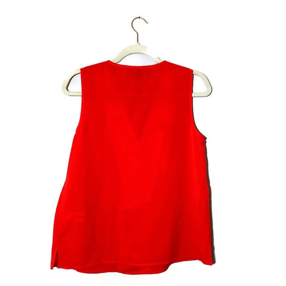 French Connection Women's Red Sleeveless Top Size Small - Picture 2 of 5
